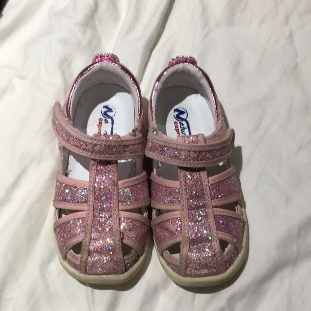Naturino express shimmer pink shoe guc 8